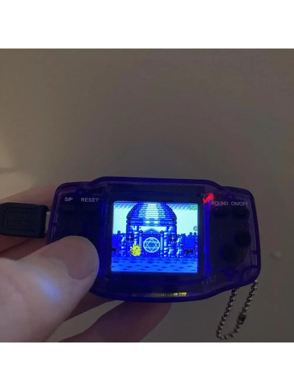 Nintendo Game Box Mini Gaming Console esp32 Purple Clear